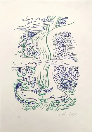 Lithografie Masson - Maria tu sais