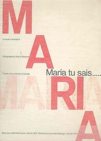Geïllustreerd Boek Masson - Maria, tu sais