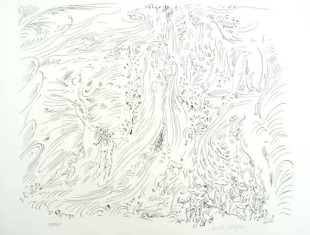 Lithografie Masson - Naïades