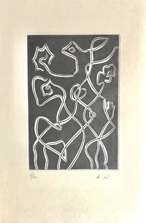 Ets En Aquatint Masson - Ô mésange, ô peut-être