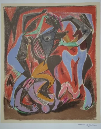 Lithografie Masson - Orpheus