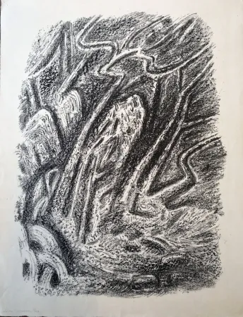 Lithografie Masson - Paysage au Cascatelles