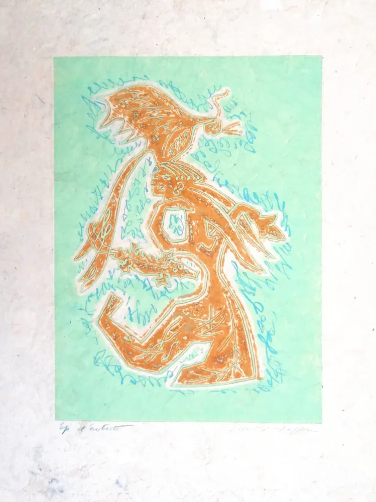 Ets Masson - Personnage au crocodile