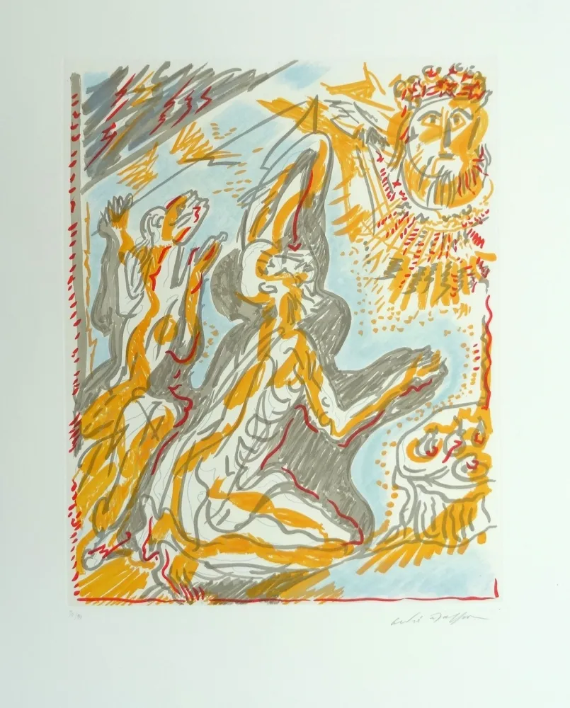 Ets En Aquatint Masson - Philémon et Baucis