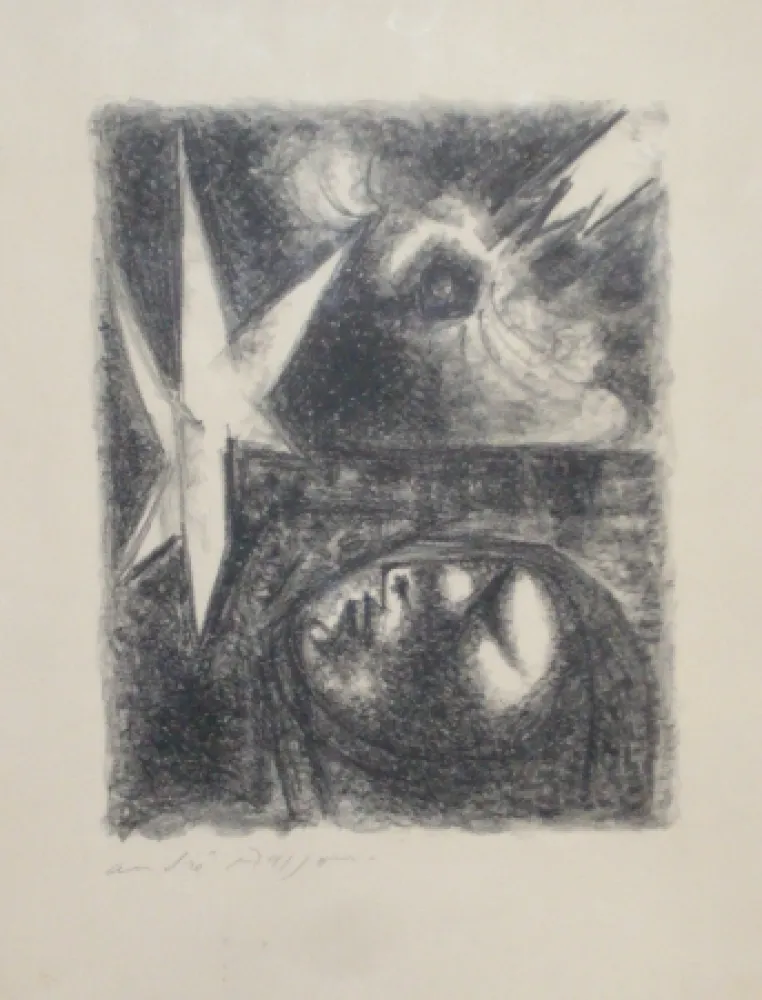 Lithografie Masson - Resurrection