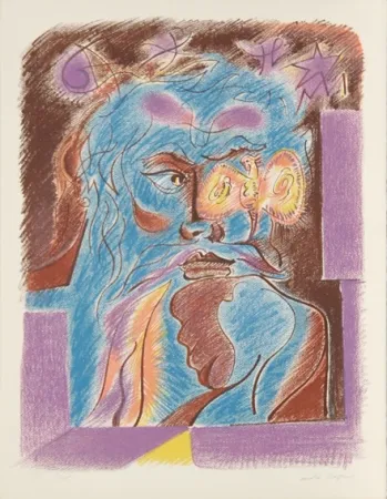 Lithografie Masson - Satan from Je Reve Portfolio