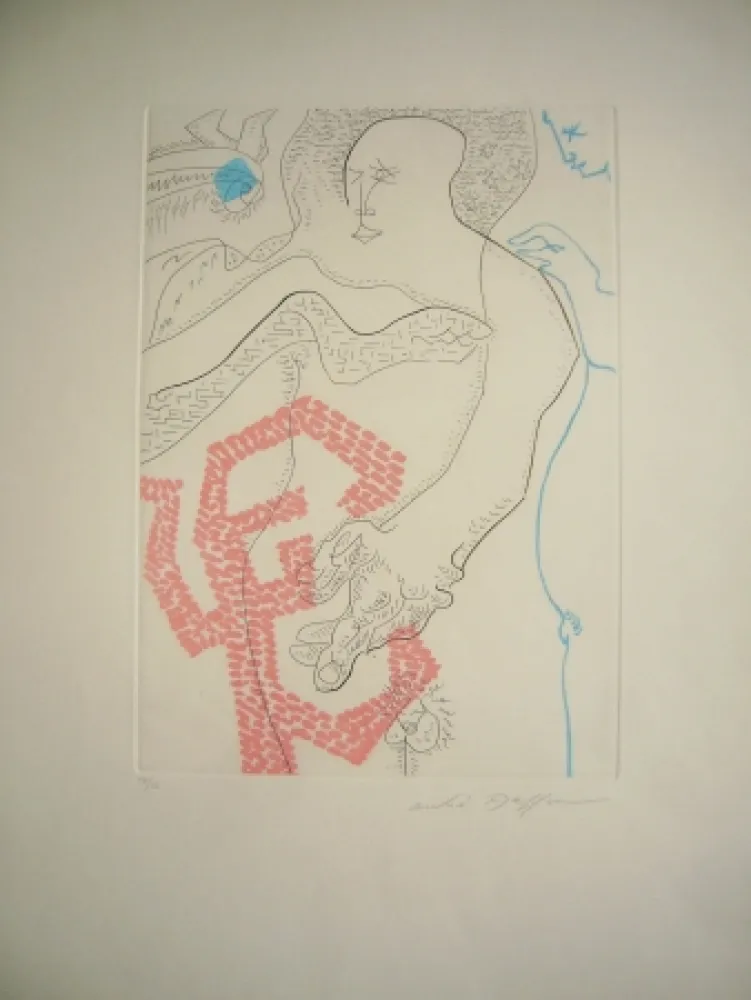 Gravure Masson - Thésée