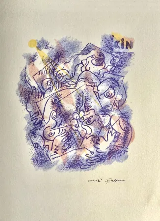 Lithografie Masson - Une étoile de craie