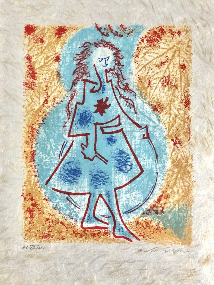 Lithografie Masson - Une étoile de craie