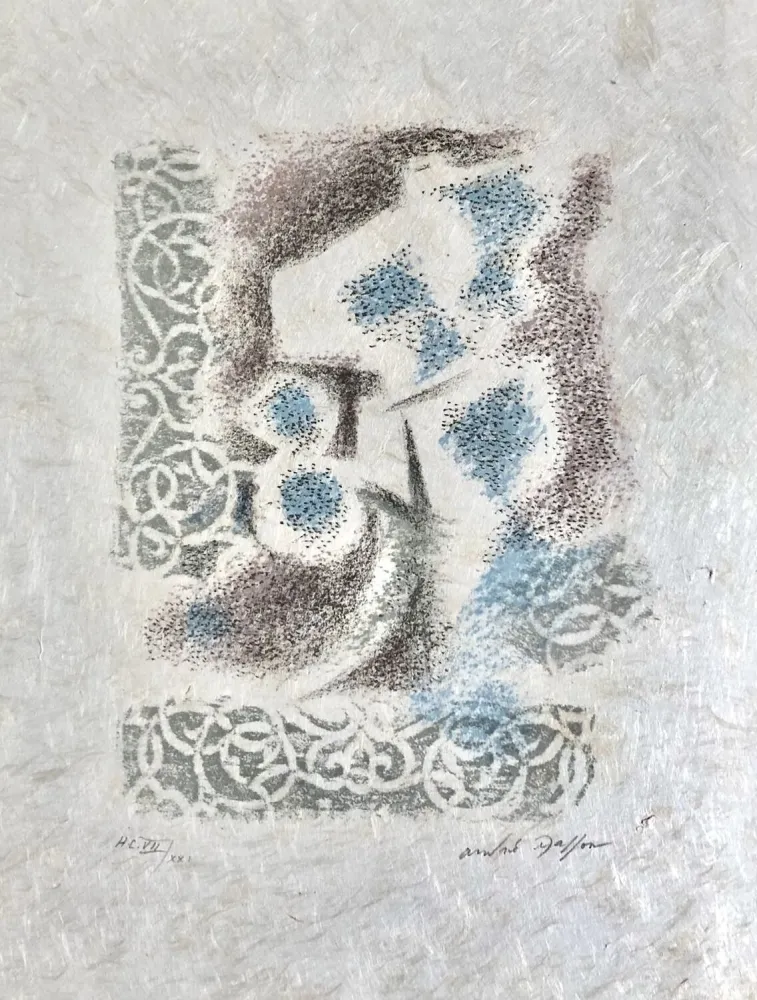 Lithografie Masson - Une étoile de craie