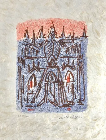 Lithografie Masson - Une étoile de craie