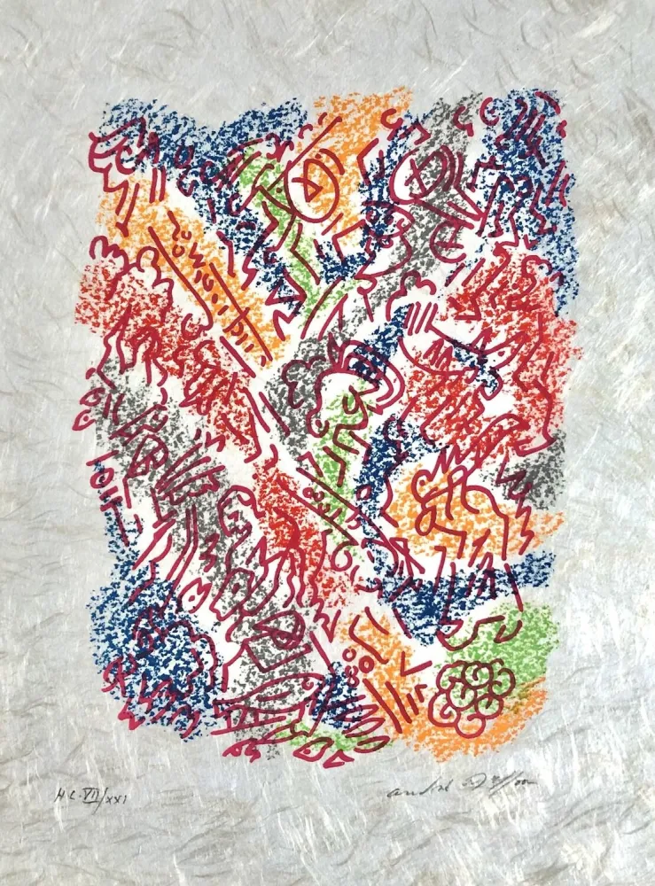 Lithografie Masson - Une étoile de craie