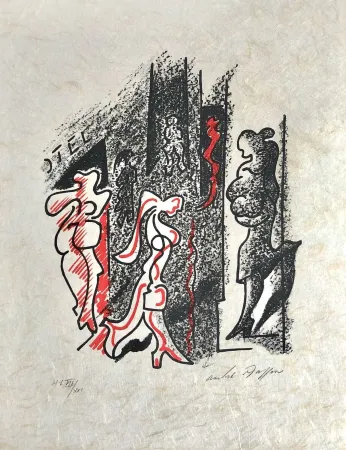 Lithografie Masson - Une étoile de craie