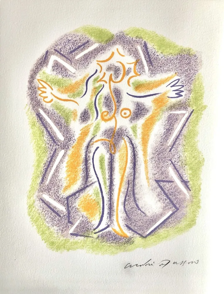 Lithografie Masson - Une étoile de craie