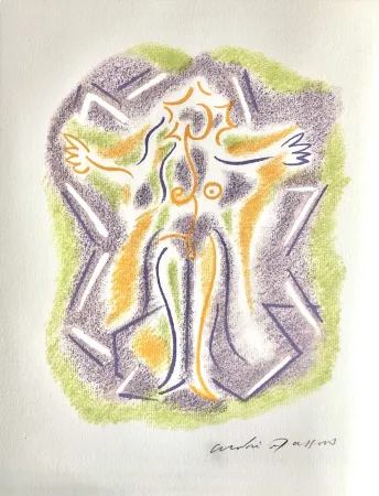 Lithografie Masson - Une étoile de craie