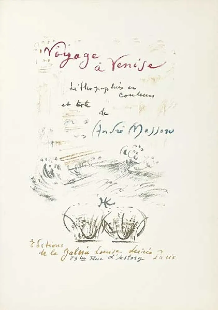 Geïllustreerd Boek Masson - Voyage à Venise