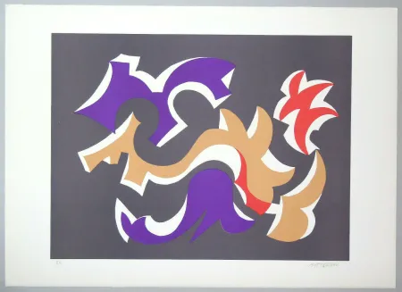 Lithografie Mastroianni  - Composizione