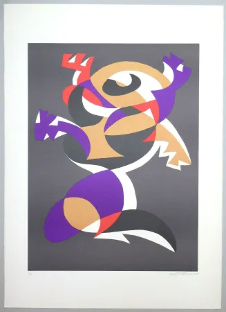 Lithografie Mastroianni  - Composizione