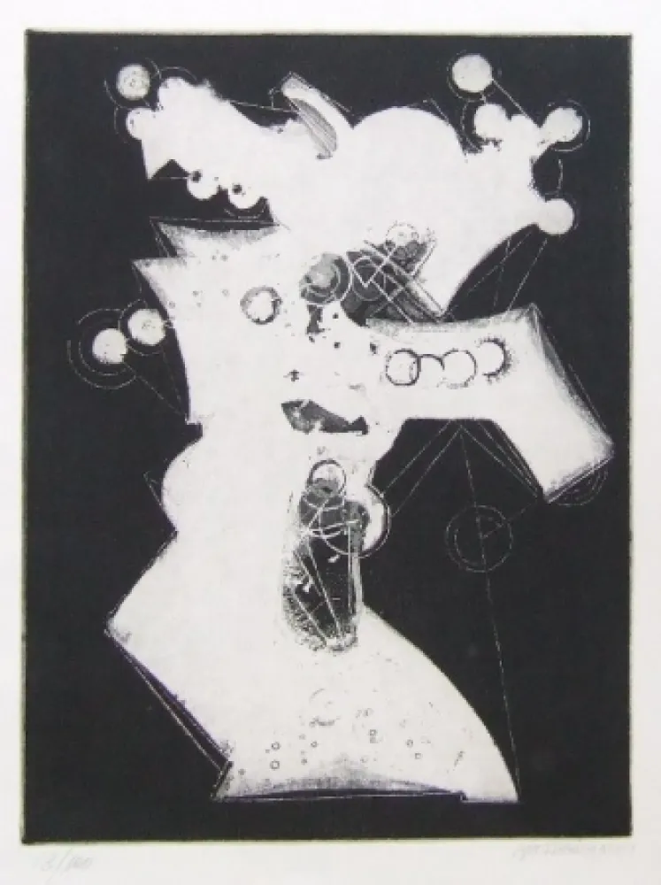 Aquatint Mastroianni  - Senza titolo (Untitled)