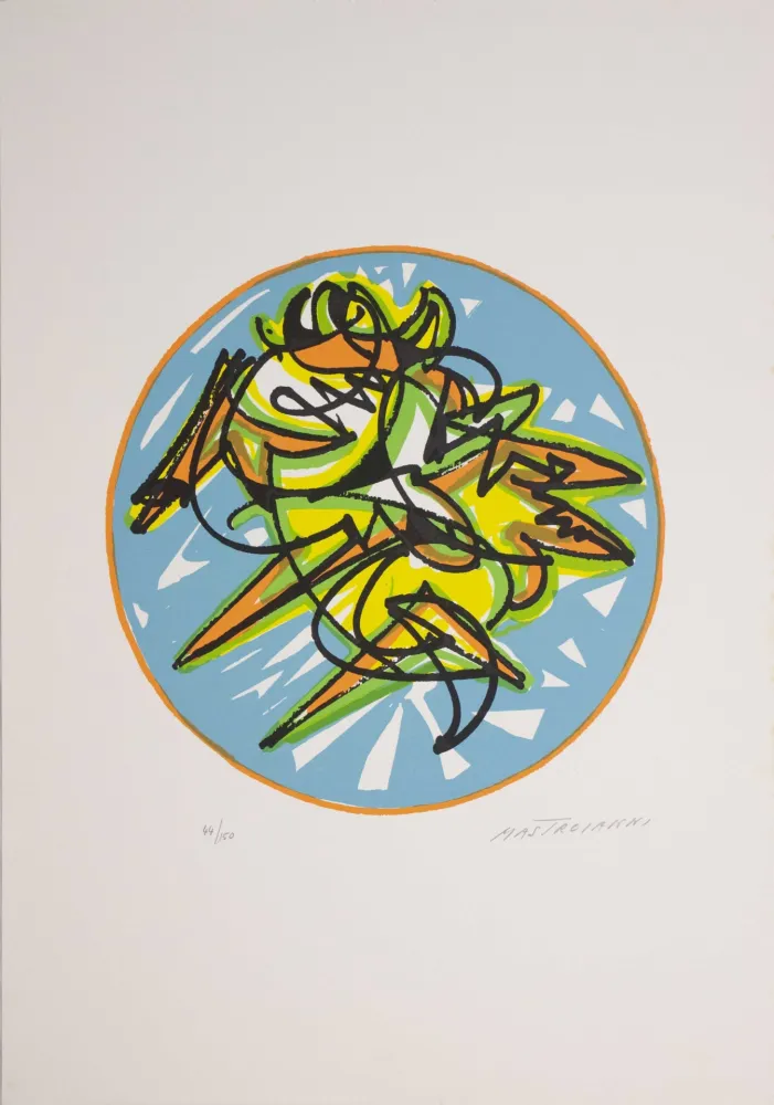 Zeefdruk Mastroianni  - Trinità