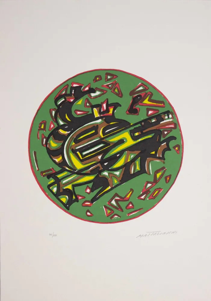 Zeefdruk Mastroianni  - Trinità