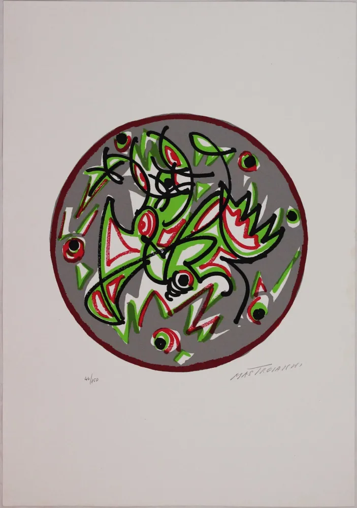 Zeefdruk Mastroianni  - Trinità