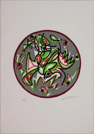 Zeefdruk Mastroianni  - Trinità