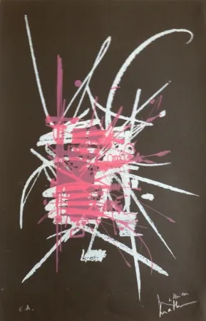 Lithografie Mathieu - Sans titre