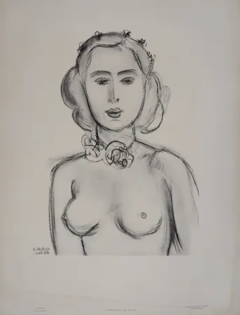 Lithografie Matisse (After) - Buste de femme n° 1, 1959
