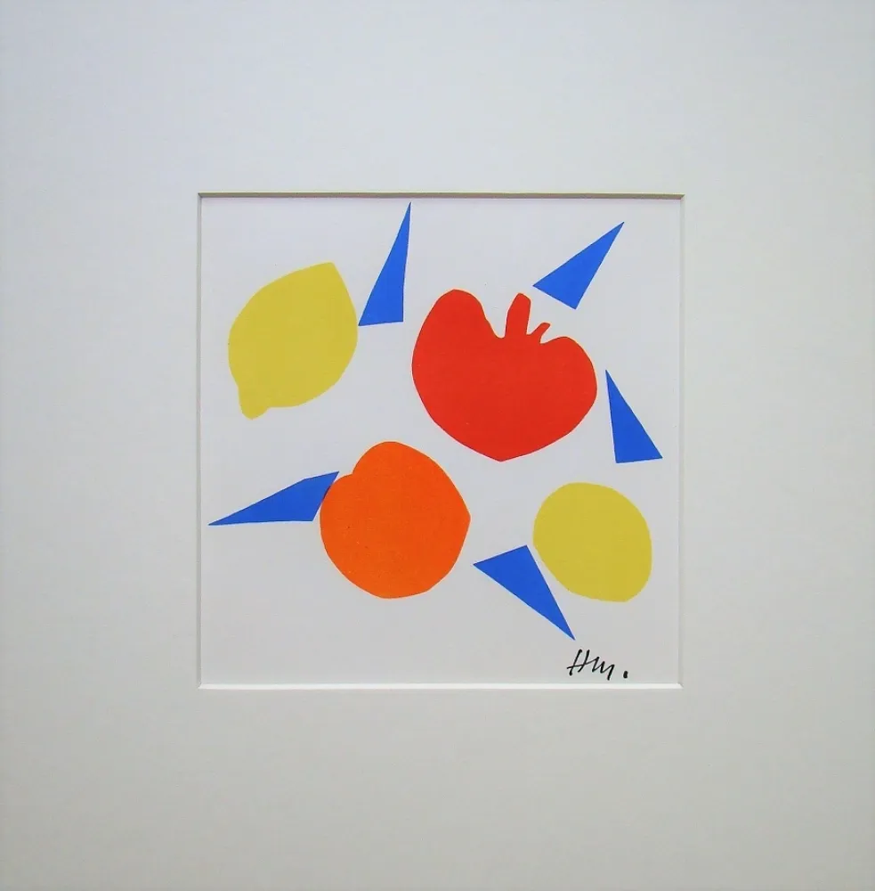 Lithografie Matisse (After) - Composition aux fruits