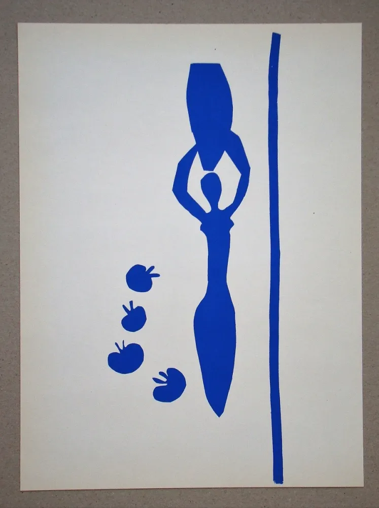 Lithografie Matisse (After) - Femme à l'amphore et grenades- 1953