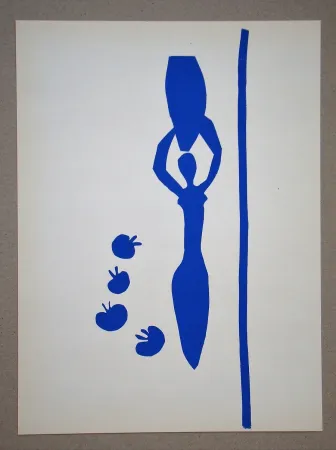 Lithografie Matisse (After) - Femme à l'amphore et grenades- 1953