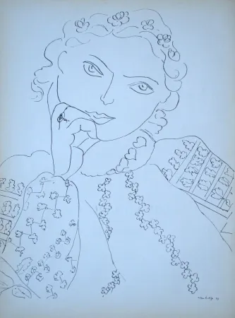 Offset Matisse (After) - Femme accoudée