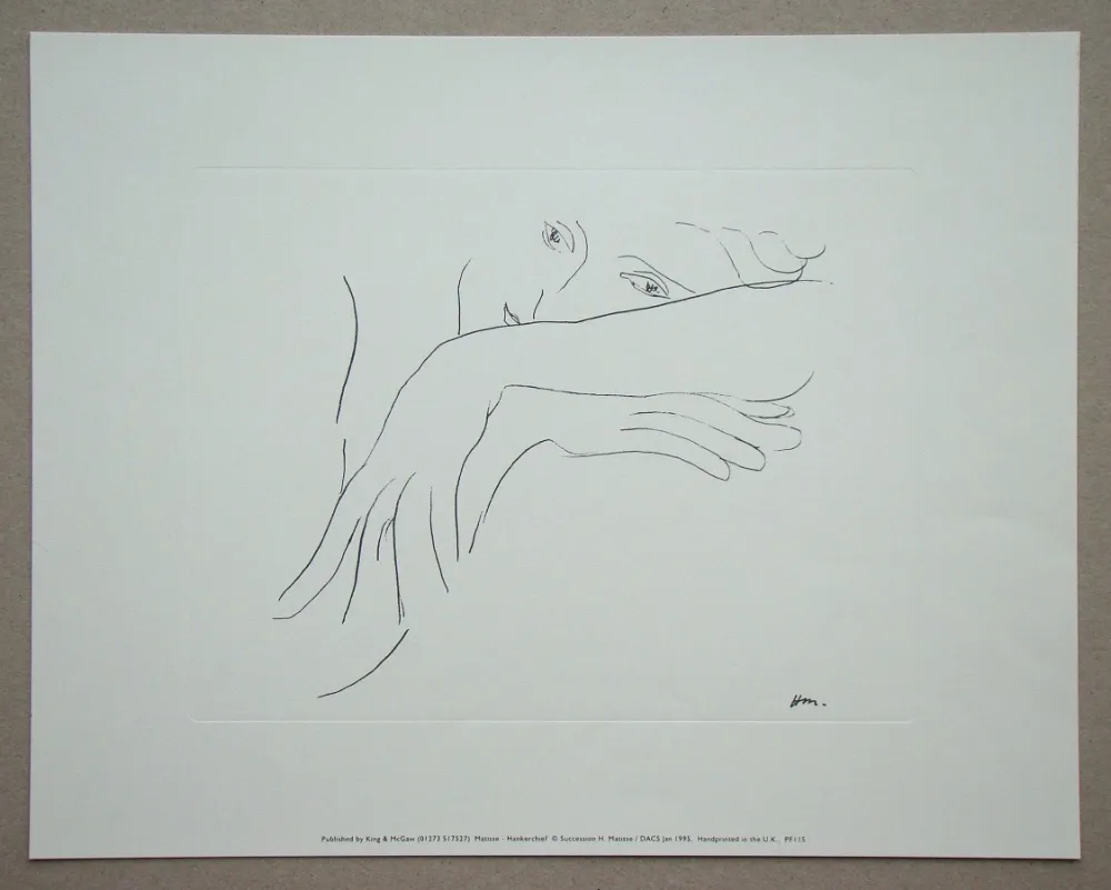 Zeefdruk Matisse (After) - Hankerchief