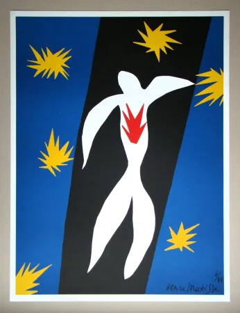 Lithografie Matisse (After) - La Chute d'Icare, 1945