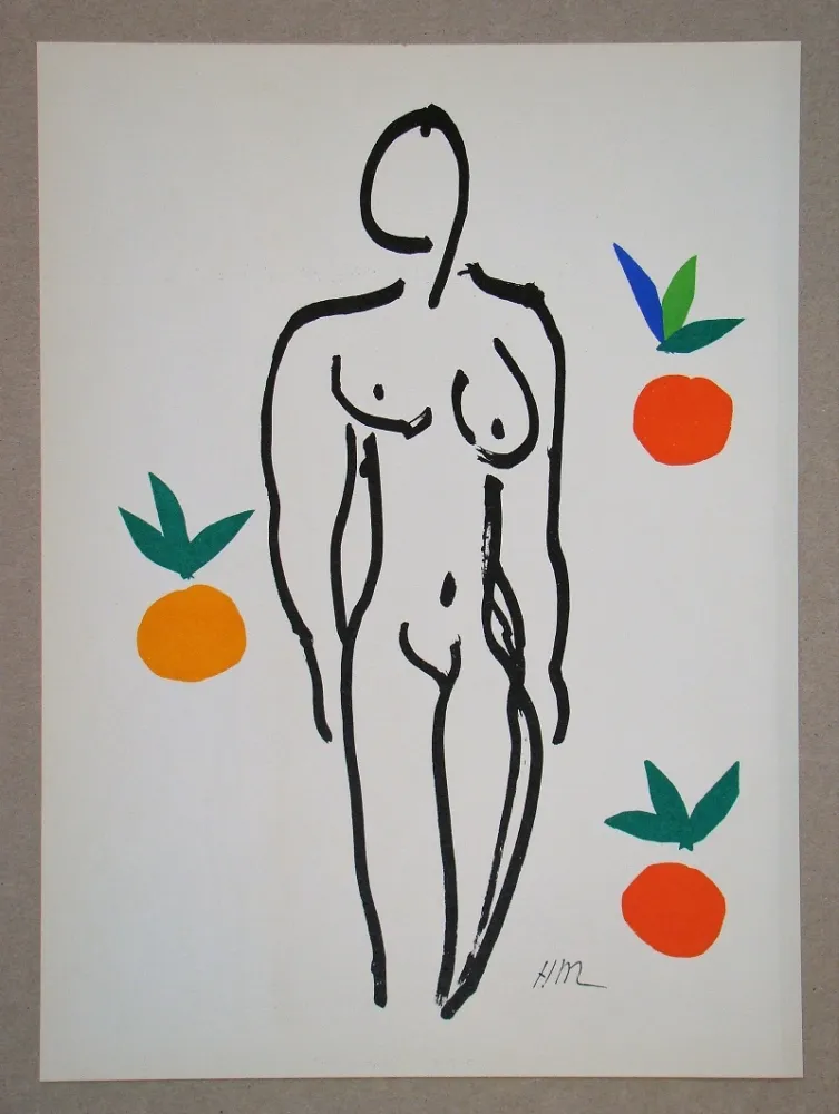 Lithografie Matisse (After) - Nu Aux Oranges - 1953