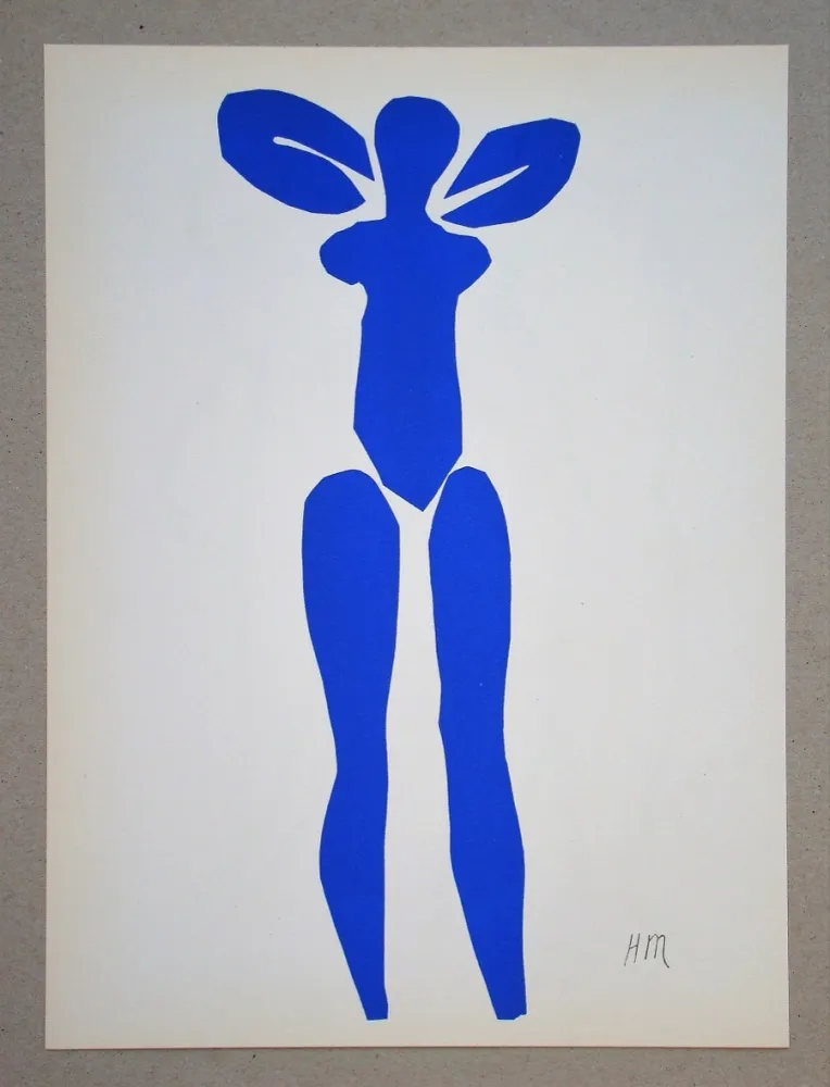 Lithografie Matisse (After) - Nu bleu debout - 1952
