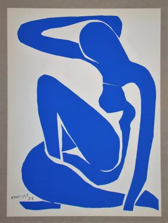 Lithografie Matisse (After) - Nu bleu I.-1952