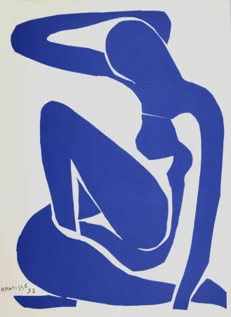Lithografie Matisse (After) - Nu Bleu I, 1958