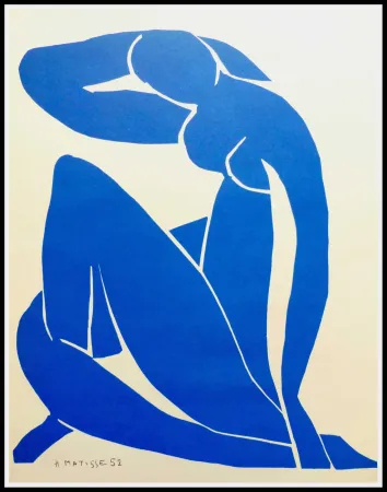 Lithografie Matisse (After) - NU BLEU II