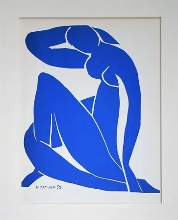 Lithografie Matisse (After) - Nu bleu II