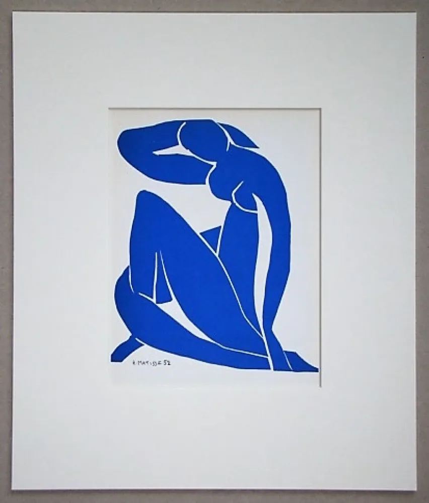 Lithografie Matisse (After) - Nu bleu II.