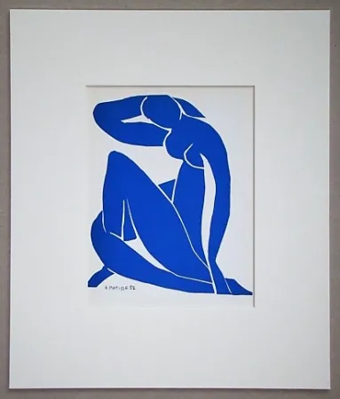 Lithografie Matisse (After) - Nu bleu II.