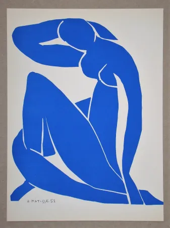 Lithografie Matisse (After) - Nu bleu II.-1952
