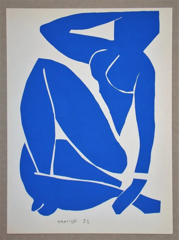 Lithografie Matisse (After) - Nu bleu III.-1952