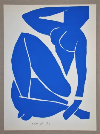 Lithografie Matisse (After) - Nu bleu III.-1952