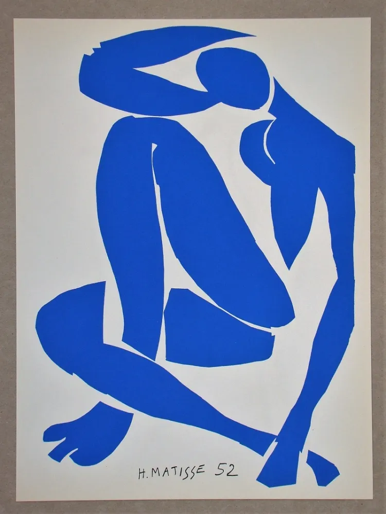 Lithografie Matisse (After) - Nu bleu IV.-1952