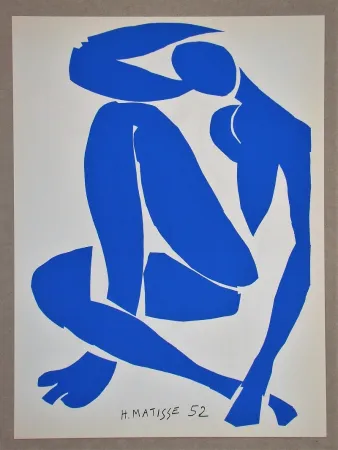 Lithografie Matisse (After) - Nu bleu IV.-1952