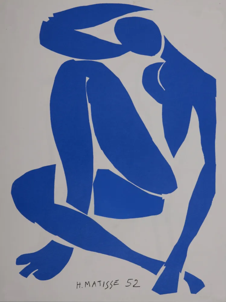 Lithografie Matisse (After) - Nu Bleu IV, 1958