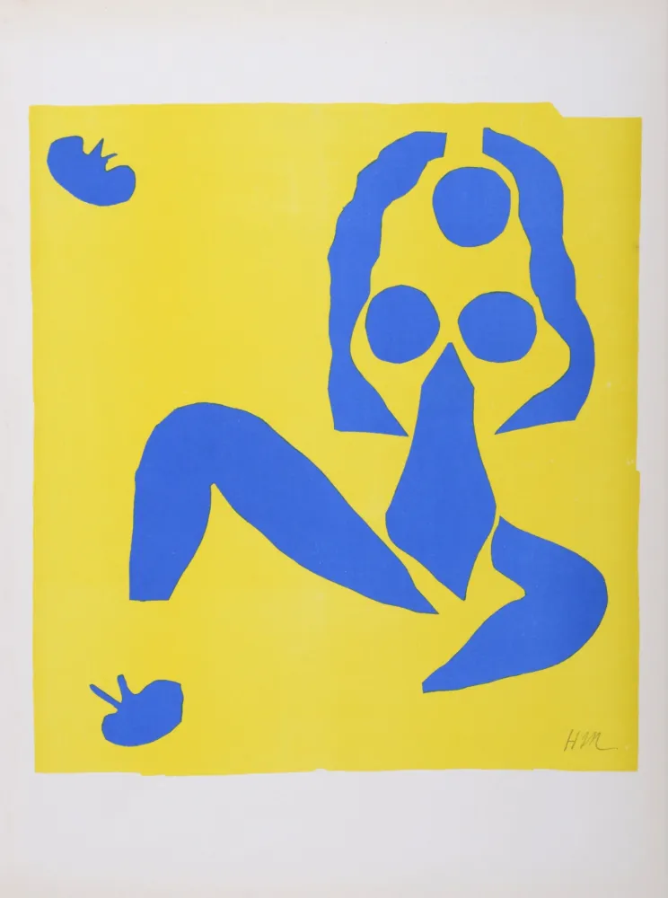 Lithografie Matisse (After) - Nu Bleu La Grenouille, 1958